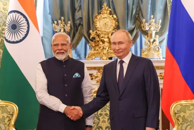 PM Modi Receives Russia's Highest Civilian Honour During Moscow Visit