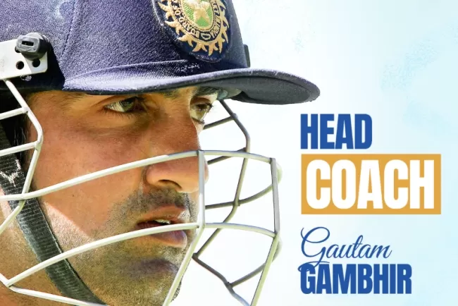 Gautam Gambhir Appointed as Indian Cricket Team Head Coach, Replacing Rahul Dravid"