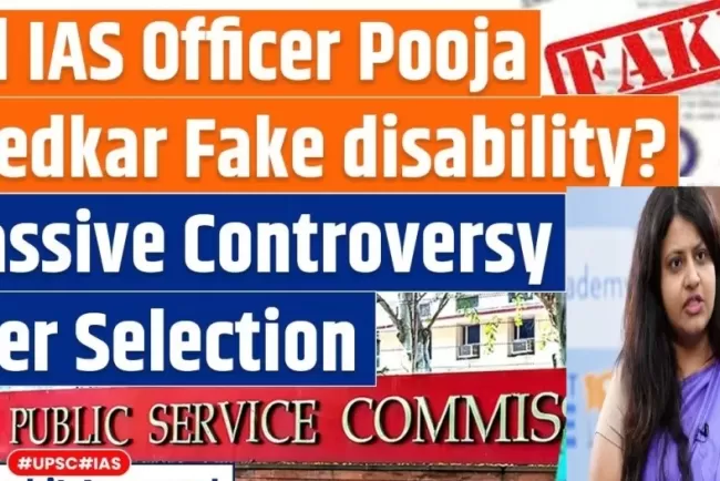 Puja Khedkar: Trainee IAS Officer Under Fire for Alleged Fraudulent Disability and Caste Claims