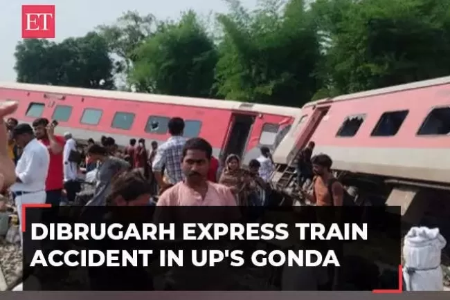 Tragic Incident: Chandigarh-Dibrugarh Express Derails in UP's Gonda, Leaving Four Dead and Several Injured