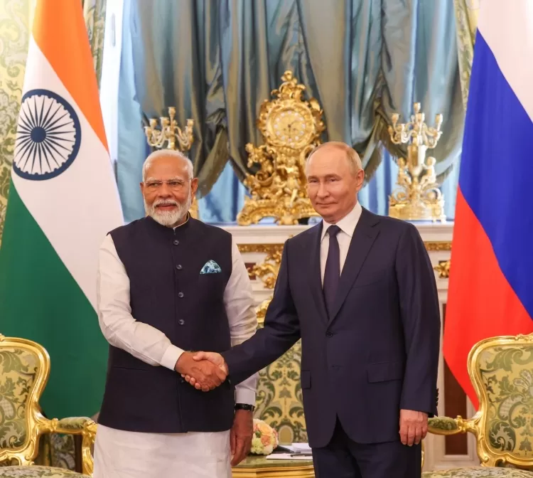 PM Modi Receives Russia's Highest Civilian Honour During Moscow Visit