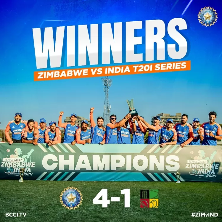 IND vs ZIM, 5th T20I Highlights: India Triumph Over Zimbabwe by 42 Runs, Secure 4-1 Series Victory