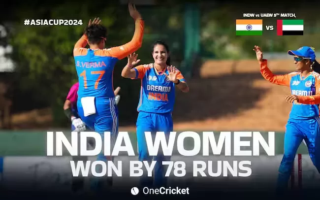 Team India Secures Semi-Final Spot with Dominant Win Over UAE in Women's Asia Cup 2024