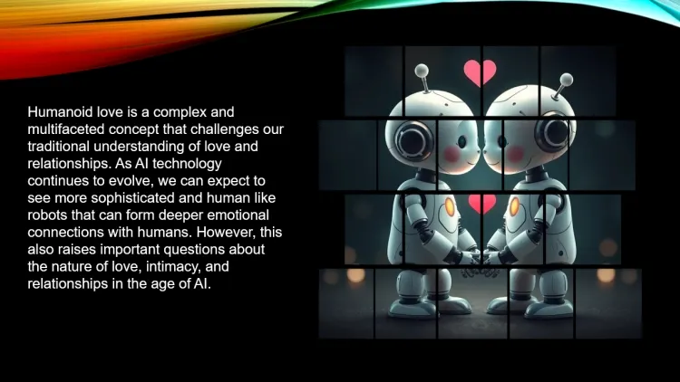 Humanoid Love - Robots In Love So Called Creation Of AI