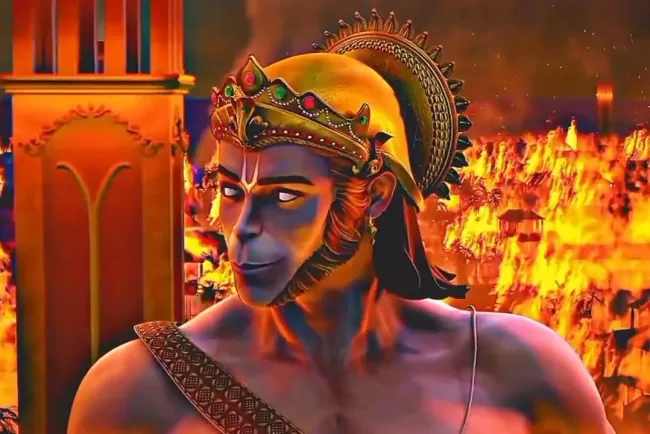 Hanuman’s Fire: Courage that Ignites Victory"