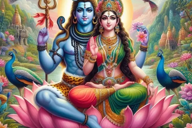 Shiva and Parvati: An Eternal Bond of Divine Love...!!!