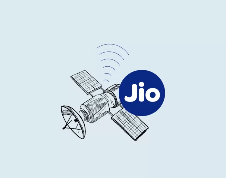 Jio's satellite internet service...!!!