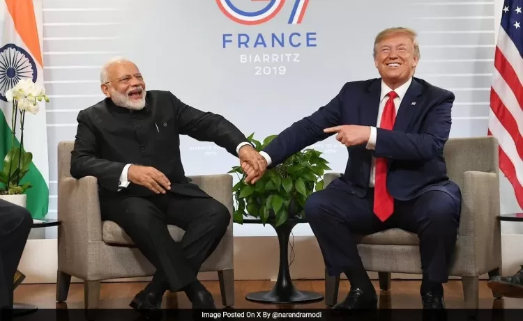 Trump talks fair trade with Modi...!!!