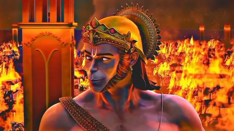 Hanuman’s Fire: Courage that Ignites Victory"