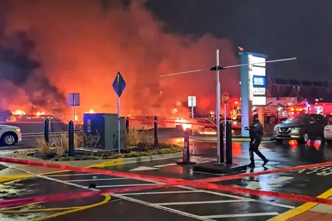 Medical Jet Crashes in Philadelphia, Marking Another US Aviation Disaster  Series of Air Accidents in the US