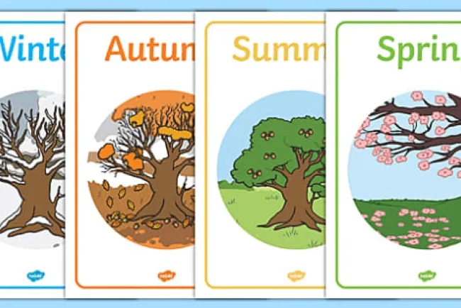 The Four Seasons: A Guide to Earth's Changing Climates...!!!