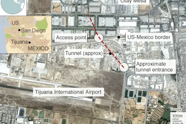 Mexico Launches Operation to Uncover Illegal Tunnels After Discovery Near US Border