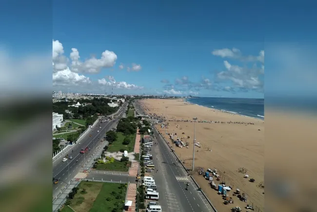 Marina Beach: A Coastal Gem in Chennai...!!!