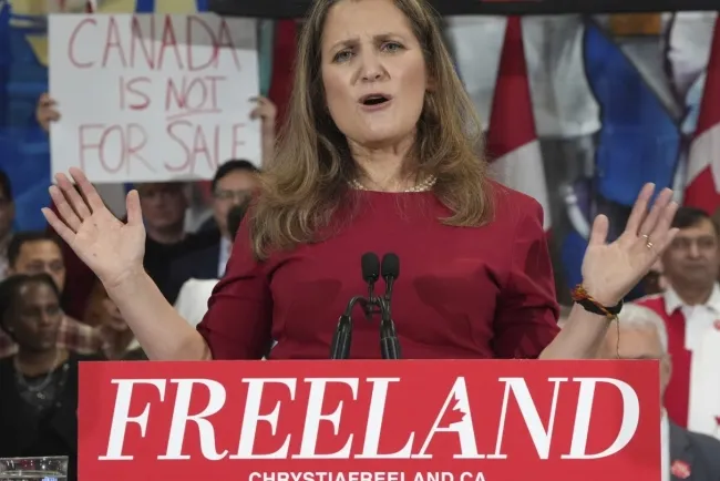 Canada Accuses China of Targeting Christia Freeland in Disinformation Campaign