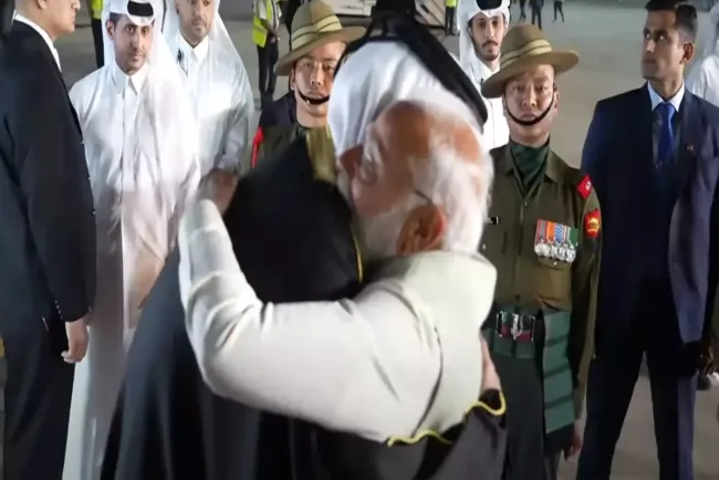 Qatar's Emir Begins Two-Day Visit to India: Strengthening Ties Ahead