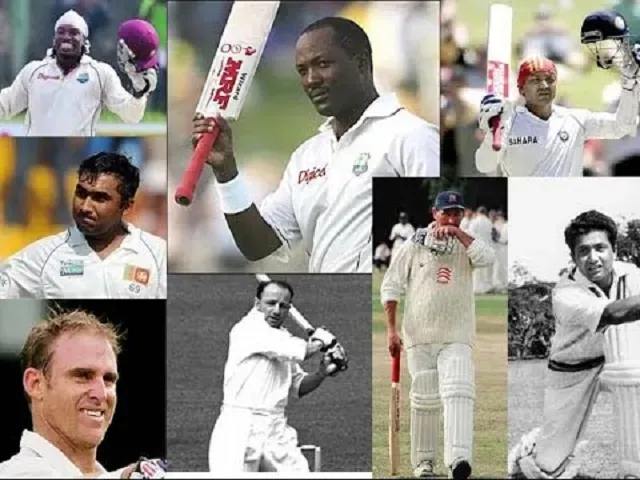 Cricketers Who Achieved the Monumental Feat of Scoring 300 or More Runs in a Single Test Innings...!!!