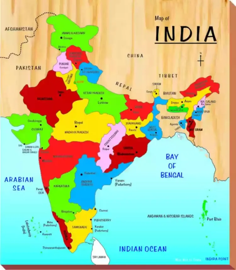 Detailed Overview of the India Map...!!!