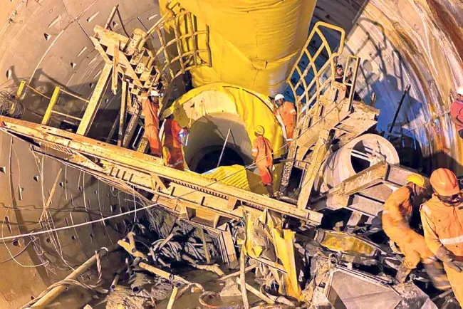 CM Revanth Reddy's Visit to Hyderabad Tunnel Collapse Site: A Detailed Account